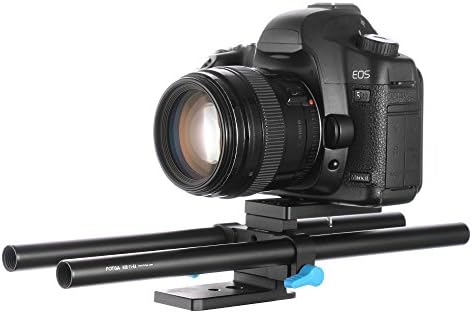 FOTGA DP3000 M1 15mm Rail Rod Base Plate System For Nikon Canon Sony DSLR камери следете го матната кутија во фокусот