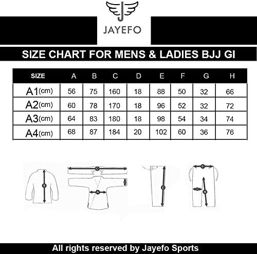 Jayefo Sports Brazilian Jiu Jitsu gi for Men & Women Proshrunk Graplling Uniform Gis Ultra Lightweight Kimonos Adult Bjj gi Free BJJ појас.