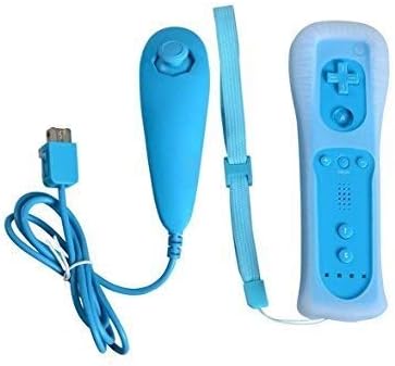 За конзолата за игри Nintend Wii лево десен комплет за Wii Nunchuck oyојстик Gamepad додатоци далечински контролер