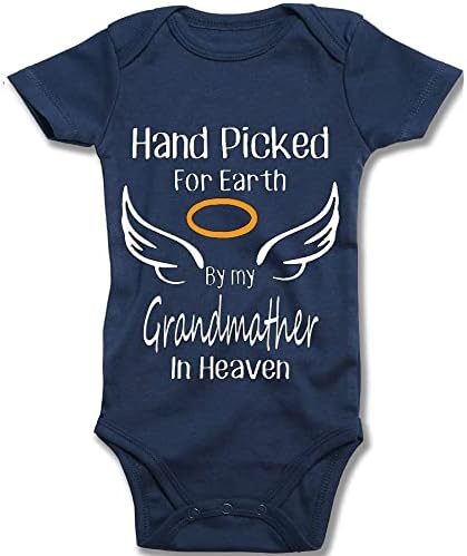 Рака избрана за Земјата-Family Unisex-Baby Onesie Blue Short Schooks0-24 месеци новороденче Подарок