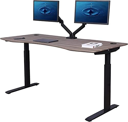 Apexdesk Flex Series 60 Електрична висина прилагодлива стоечка биро со заоблен врв и контролер за претходно наместена меморија
