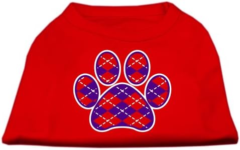 Производи за миленичиња од миленичиња Аргиле шепа со пурпурна екранска кошула црвена медицина