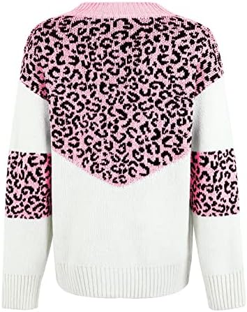 Nokmopo женски дуксери есенско копче Цврста боја со долг ракав кардиган плетен џемпер графички џемпер