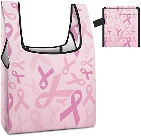 Свесност За Рак На Дојка Еднократно Торби За Намирници Преклопливи Торби За Пазарење Рипстоп Водоотпорна Торба За Намирници Плажа