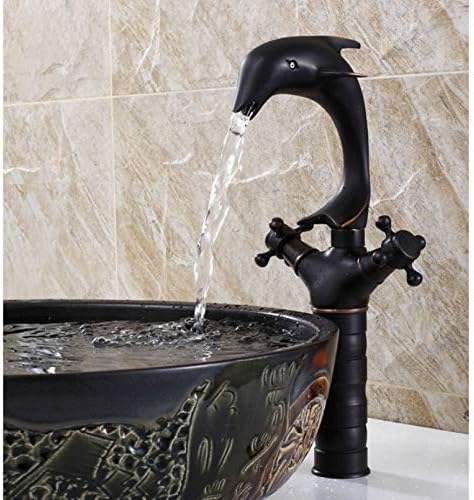 Црно масло нанесуваат бронзен антички месинг животински делфин кујна влажна лента бања садови мијалник мијалник за миксер од миксер допрете