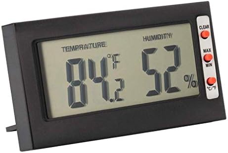 Wxynhhd мини дигитален термометар хигрометарски мерачи мерач на затворен голем број на прикажување на температурата на влажноста
