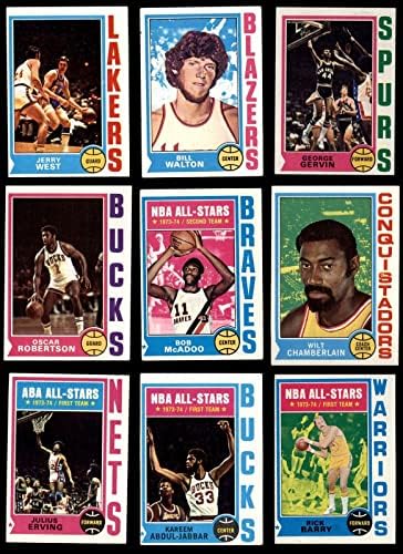 1974-75 Кошарка за кошарка Топс Комплетен сет 4 - VG/EX - Комплетни комплети за кошарка
