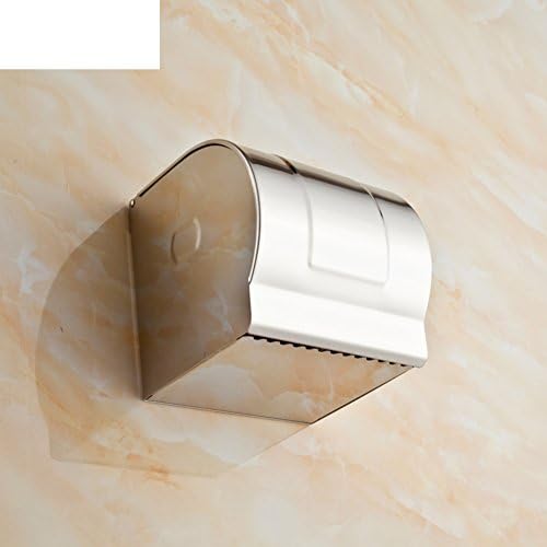 Држач за Ролна За Тоалет,кутија за тоалетна хартија од нерѓосувачки челик држач за Ткива на полица за тоалетна хартија [водоотпорна