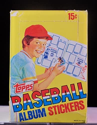 1981 Топс Бејзбол Налепница Кутија - 100 Пакети-400 Налепници