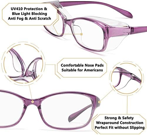 Јо Анти Магла Стилски Безбедносни Очила За Читање Сина Светлина Блокирање На Читателите Лабораторија Безбедност Очила За Здравствена