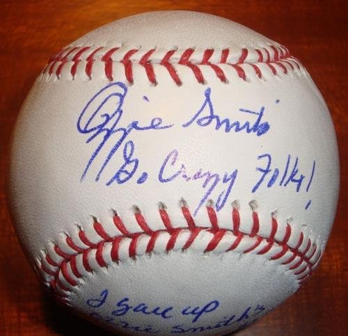 Ози Смит/Ниденфуер потпиша „Оди луди луѓе“ Сент Луис Кардиналс Бејзбол ПСА - Автограмски бејзбол