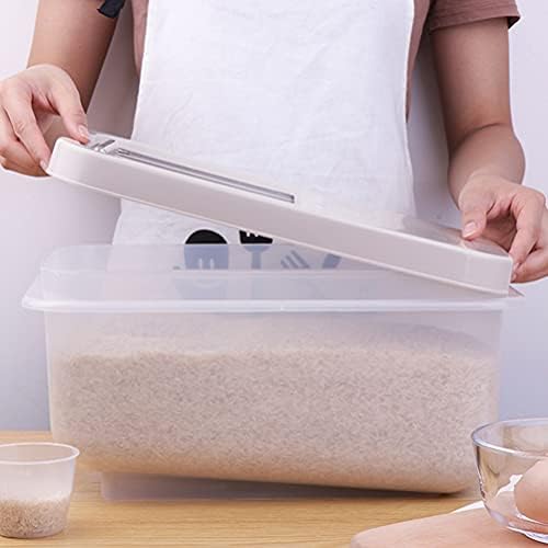 Контејнери за храна Doitool Пластична кофа за складирање на ориз запечатена кутија за складирање на жито кујна ориз диспензерот брашно
