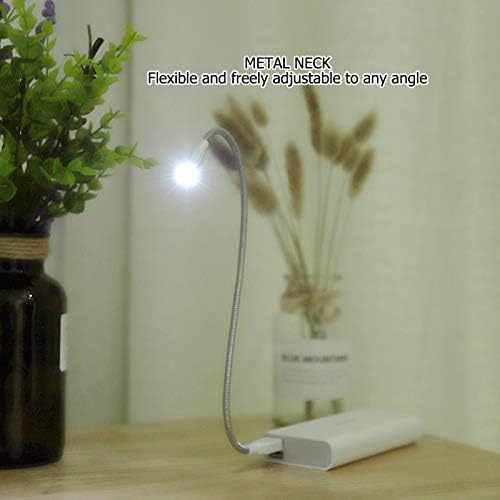 PLLLAAOO USB LED Светилка, Флексибилно Светло За Биро, Преносни Светла За Тастатура, Прилагодливо Светло За Читање За Тетратка, Лаптоп,