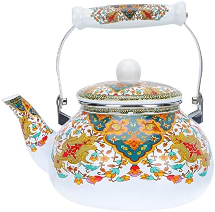 Doitool чај од не'рѓосувачки челик чај Турски чајник 2. 5L емајл чајник Конгфу чајник за греење вода котел задебелен чајник од чајник