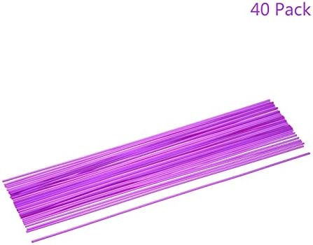 Dmiotech 40 пакет 10-во долга плата за филами, филамент од 1,75мм чиста виолетова, за пенкала за 3Д печатење