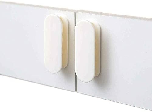 Galsawi 6 парчиња само-стапчиња за фиоки за фиоки на кабинетот притискајте влечење Повлекување фиока рачка кујна лизгачка врата прозорец гардероба