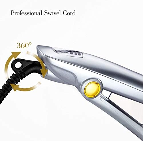 SDFGH Професионална коса зацрвстување на железо виткање Ironелезона зацрвстување и виткар Стилер 2 во 1 Мулти -алатка за стилизирање