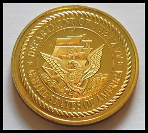 Американска морнарица УСС Рандолф CV-15 колориран предизвик уметнички монети