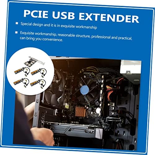 Компјутер за компјутерски картички Solustre Riser Computer USB Extender USB адаптер PCI Express Riser PCI Express Express Expressender