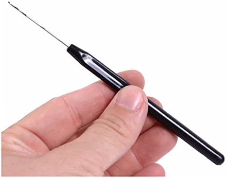 6pcs црна боја пластична рачка кука игла иглава јамка за влечење игла за плетење игла за шиење алатка за шиење додатоци за шиење