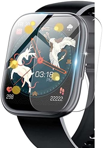 Puccy 3 Пакет Заштитник На Екранот, компатибилен СО Wowtac X7 1.85 Паметен часовник Паметен Часовник Tpu Филм Чувар ( Не Калено Стакло