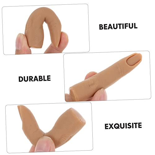 Beavorty Finger Model Силиконски тренинг за нокти Флекс Флексибилна рака Манекен силиконски прсти замена на силиконски нокти за обука на прсти