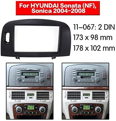 Одговара За Hyundai Соната NF Sonica 2004-2008 Автомобил 2Din Аудио Панел Модификација Панел ДВД Навигација Панел Рамка Автомобил