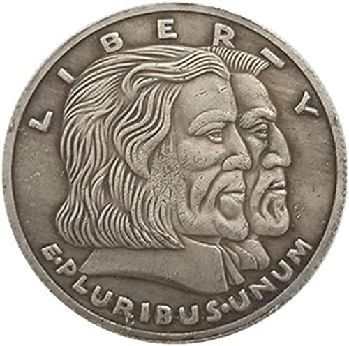 Антички занаети Американски половина долар 1936 година Долга сребрен долар комеморативна колекција на монети за монети