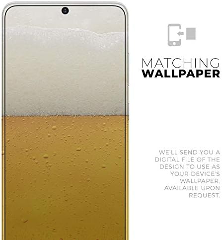 Дизајн Скинц ладно пиво заштитен винил декларална обвивка на кожата компатибилен со Samsung Galaxy S20
