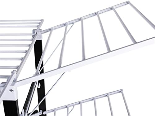 UXZDX Алуминиумска Легура Подна Решетка За Сушење Спална Соба Преклопување Мулти-Стил Внатрешна Метална Решетка За Облека Балкон