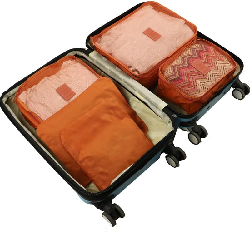 Патување складирање 6-парче багаж и облека водоотпорен торба за сортирање торба за складирање 6-парче сет