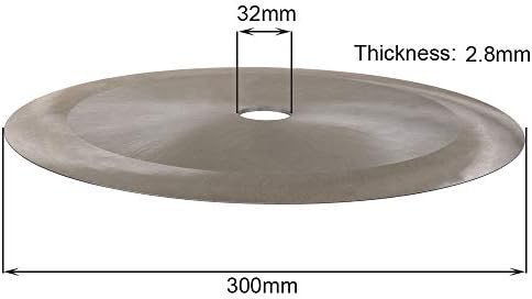 Венфо 12 ”× 5/4” сечење диск, нож за сечење на ролна за хартија, кружен пила, нож за сечење на ткаенини, сечило за сечење хартија,