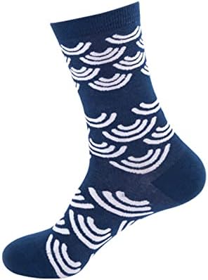 Симпатични чорапи за тинејџери разнобојни смешни обични графички чорапи мека топла удобност долги чорапи обични памучни чорапи
