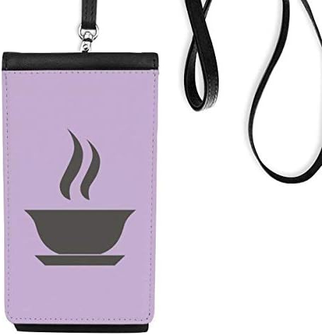Топол чај Кина шема Телефонски паричник чанта што виси мобилна торбичка црн џеб