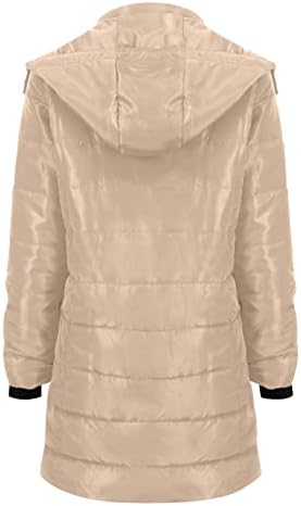 Prdecexlu долга ракав блуза за жени туника зимска работа обична удобност лабава фитинг јакна цврста зип-ап-ап-ап