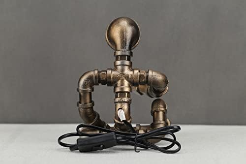 Dovdov Ретро индустриски робот во вода цевки ламба бронза Steampunk индустриски стил личност креативна кул атмосфера декорација симпатична