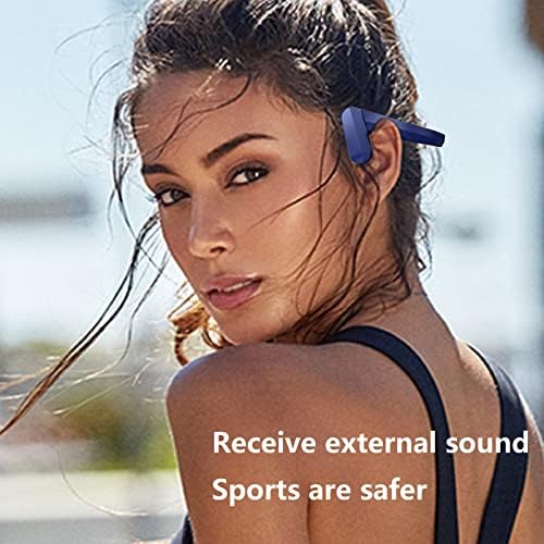 Безжични Слушалки За Спроводливост На Воздух Bluetooth Отворено Уво Спортски Слушалки Со Микрофони, Преклопливи Лесни Слушалки За Трчање