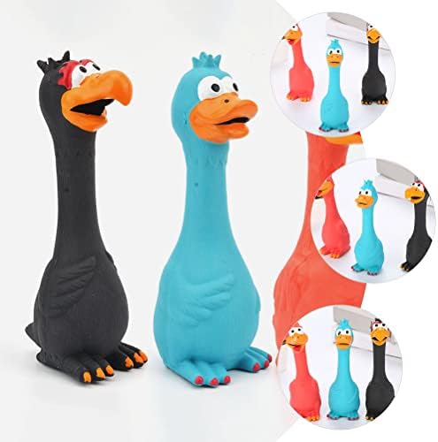 Детски играчки Кисангел, врескајќи смешно пилешко стискање звук играчка интерактивна играчка за играчки за забави кучиња