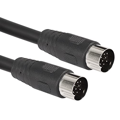 Cerrxian DIN 13 Pin Машки до машки кабел за контрола на електричен сигнал, UL2919 OD9.0mm 13 пински продолжен кабел