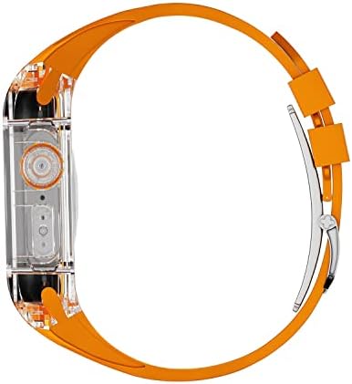 ИНФРИ 49мм За Apple Watch Band Ултра 49ММ Транспарентен Комплет За Модификација За Iwatch 49 Mod Комплет Полиестерски Влакна Случај Флуорорубер