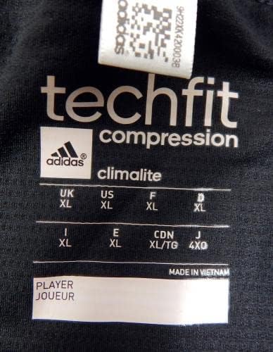 2015-16 НБА Адидас Техника Тим издаде црни шорцеви за компресија XL 0 - НБА игра користена