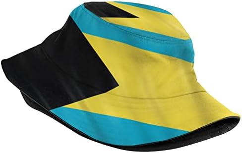 Бахама знаме корпа капа спакувана на отворено бахамски сонце капи рибари за мажи жени