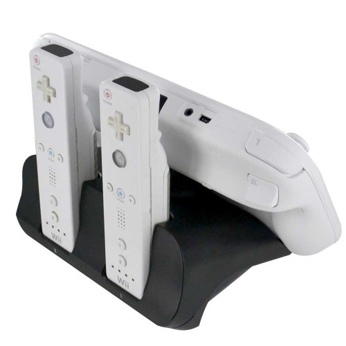 Тоса Контролер Тројно Полнење Стојат За Wii U