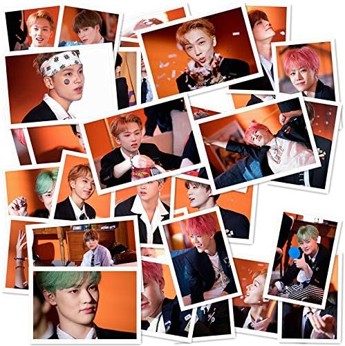 KPOP NCT Dream 2 -ри мини албум Ние одиме нагоре со LOMO картичка 40pcs Полароидна фото -картичка во Ironелезна кутија