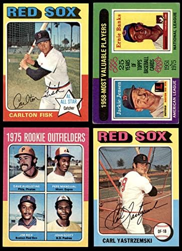 1975 Topps Boston Red Sox Team го постави Бостон Ред Сокс VG/Ex Red Sox