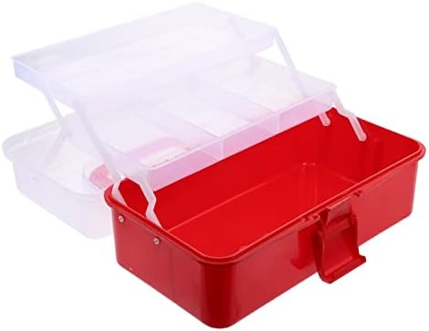 Outanaya 1pc справи кутија за шминка кутија Организатор водоотпорен кутија за складирање, чиста контејнер бања тоалети, рачно куќиште