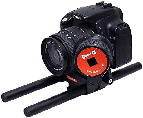 Opteka FF-240 Gearless Следете го фокусот на фокус со 15мм железнички комплет за дигитални SLR фотоапарати