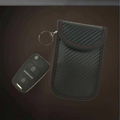 Блокирање торба за автомобили клуч Фарадеј торба заштитен кафез торбичка за паричник куќиште 3 парчиња PU кожа за заштита на