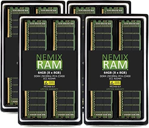 512GB комплет DDR4-2666 PC4-21300 ECC Регистрирана меморија за Asrock Rack Romed8-2T AMD EPYC табла од Nemix RAM