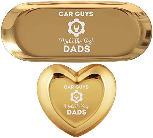 Механичар Автомобил Момци Направи Најдобрите татковци фарс Ден | Сет на 2 Држач За Накит За Прстен За Клучеви